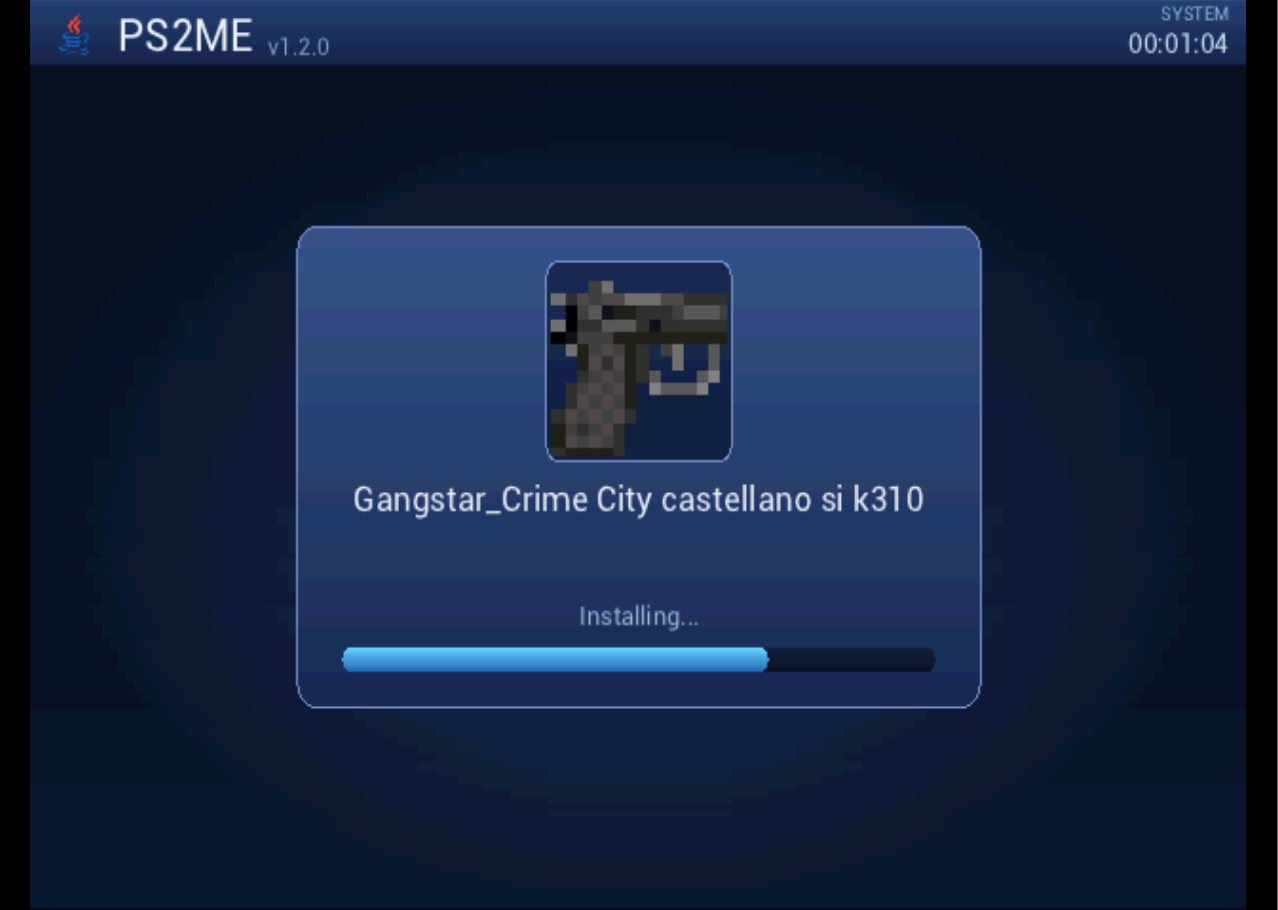Friendly loading screen with a progress bar
